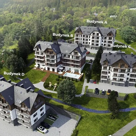 Przytulny Kat W Park W Budynku Z Basenem, Sauna, Jacuzzi * Sklářská Poruba