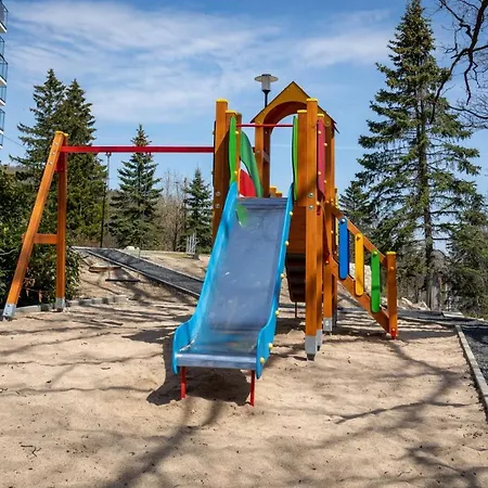 Przytulny Kat W Park W Budynku Z Basenem, Sauna, Jacuzzi Apartman